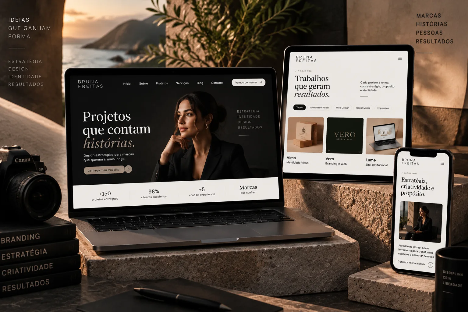 Prévia do site — Portfólio